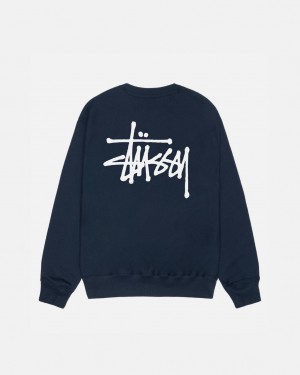 Stüssy Basic Stüssy Crew Bleu Marine | PZ3425706