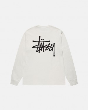 Stüssy Basic Stüssy Ls Tee Pigment Dyed Natural | LB3658147