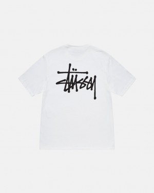 Stüssy Basic Stüssy Tee Blanche | MJ0846792