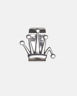 Stüssy Bent Crown Money Clip Argent | EU6708152