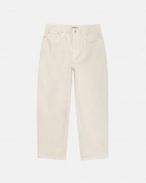 Stüssy Big Ol' Jean Washed Tela Bone | EH3781625