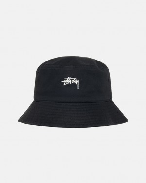 Stüssy Bucket Hat Stock Noir | FV8059614