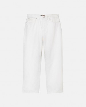 Stüssy Classiche Jean Overdyed Bone | KJ2768153