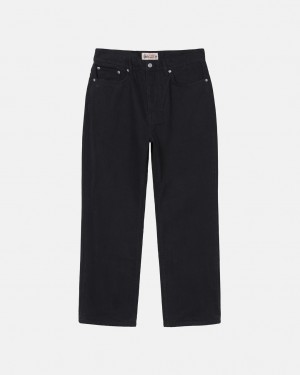 Stüssy Classiche Jean Overdyed Noir | OW3841259