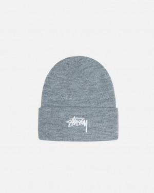 Stüssy Cuff Beanie Stock Grise | GN2674013