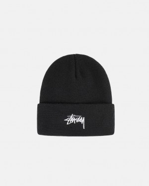 Stüssy Cuff Beanie Stock Noir | PC5127086