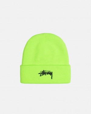 Stüssy Cuff Beanie Stock Vert | YM4103265