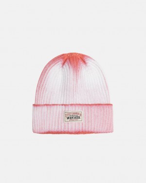 Stüssy Cuff Beanie Workgear Spray Orange | AN6375140