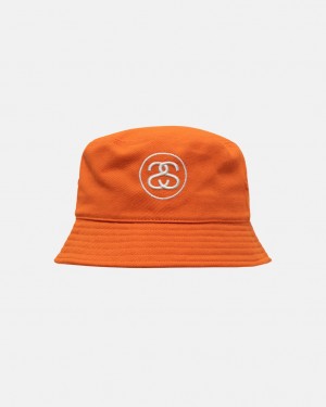 Stüssy Deep Bucket Hat Ss Link Orange | MB6817423