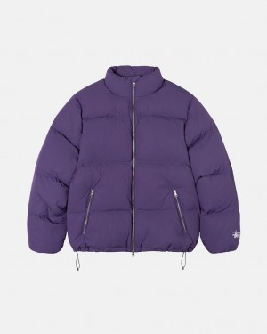 Stüssy Down Puffer Nylon Violette | KM9312605