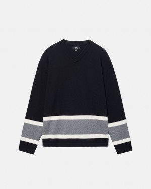 Stüssy Hockey Pull Noir | BM5108392