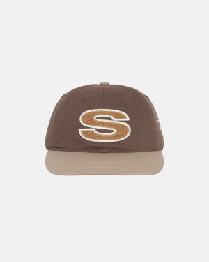 Stüssy Low Pro Chenille S Snapback Marron | KN5367048