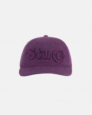 Stüssy Low Pro Copyright Applique Strapback Violette | YT9734621