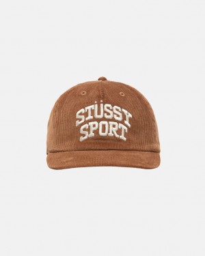 Stüssy Mid-depth Sport Arch Strapback Hazelnut | YS1743290