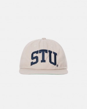 Stüssy Mid-depth Stu Arch Strapback Kaki | KL5974013