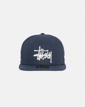 Stüssy New Era 59fifty Authentic Bleu Marine | OR3940781