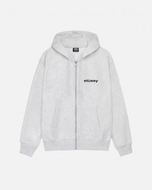 Stüssy Ss-link Zip Hoodie Ash Heather | CV9213857
