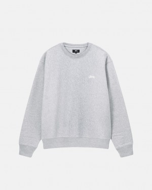 Stüssy Stock Logo Crew Grise | NC8031264