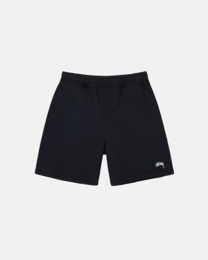 Stüssy Stock Logo Sweatshort Noir | KA5240619