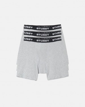 Stüssy Stussy Boxer Briefs Grise | NW5084367