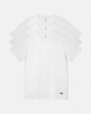 Stüssy Stussy Undershirts Blanche | XW6720195