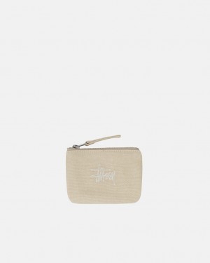 Stüssy Tela Coin Pouch Natural | DB1958760