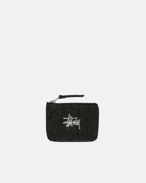 Stüssy Tela Coin Pouch Noir | FG2594368
