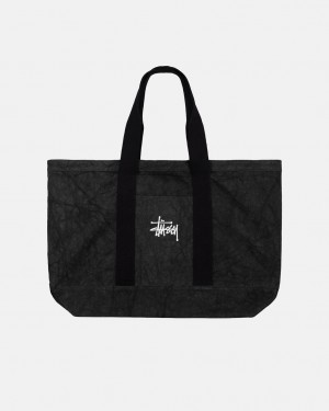 Stüssy Tela Extra Large Tote Bag Noir | SE0513478