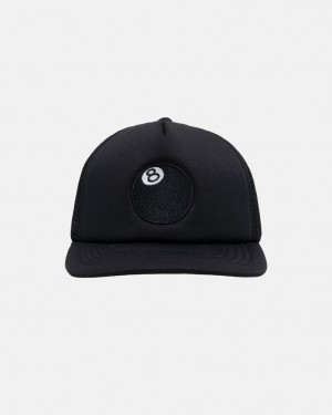 Stüssy Trucker 8 Ball Snapback Noir | HF6901753