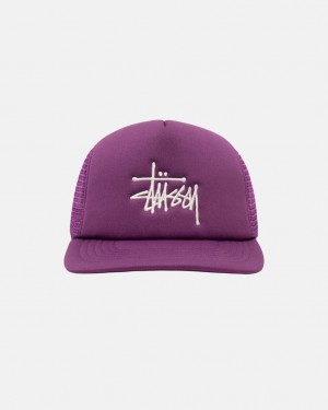 Stüssy Trucker Big Basic Snapback Orchid | WP0419763