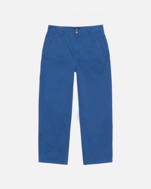 Stüssy Workgear Trouser Twill Bleu Royal | BR6478093